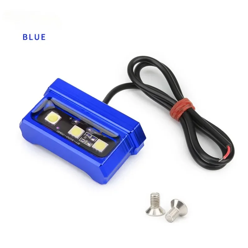 1Pcs LED Motorcycle License Plate Light Decorative Lamp Universal for Honda Kawasaki Yamaha Suzuki Little Monkey Waterproof image 2
