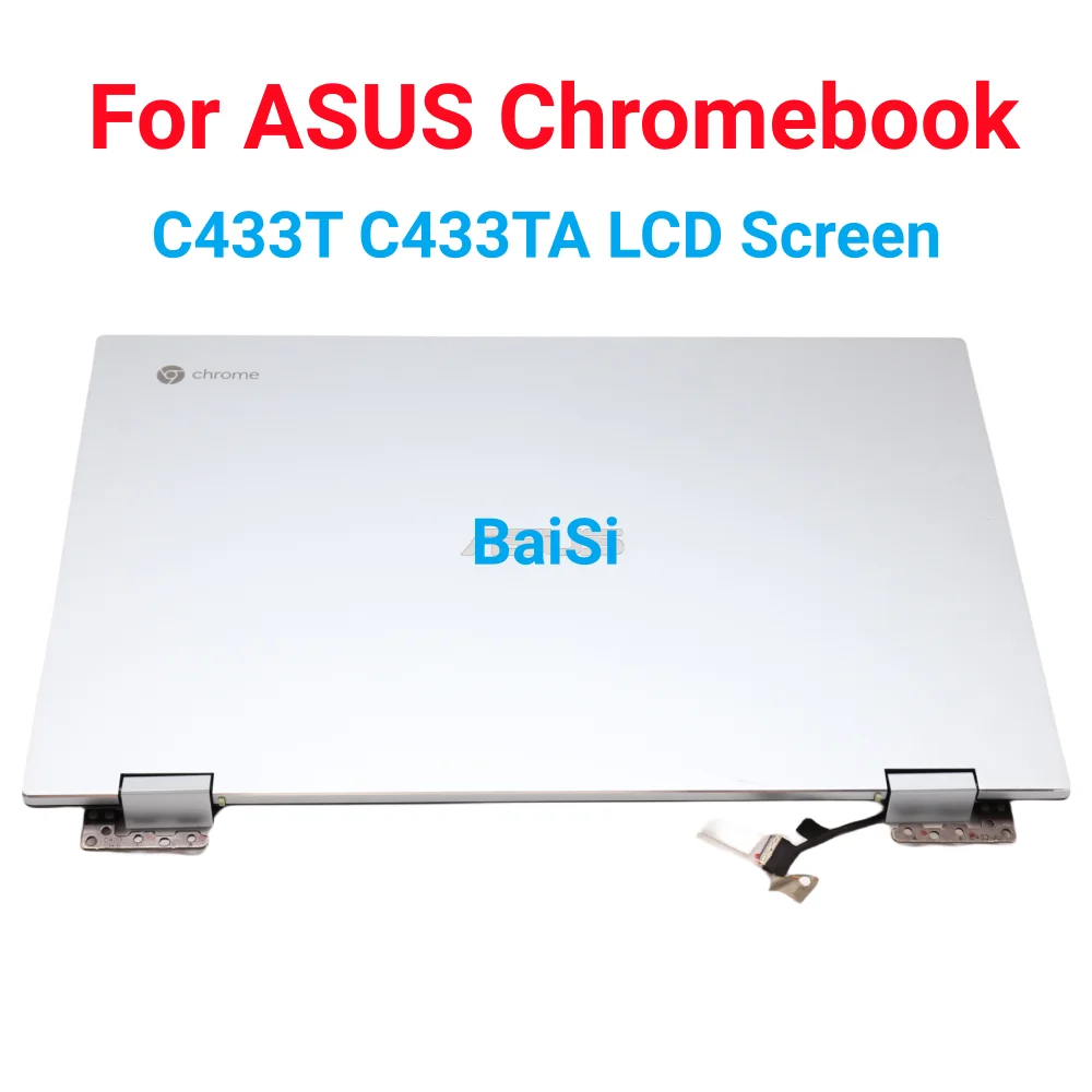 14 inch For ASUS Chromebook Flip C433 C433TA C433T FHD 1920X1080 LCD Display With Touch Screen A Cover Laptop Screen Assembly