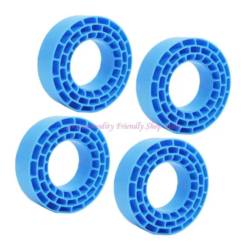85AE Pack Of 4 1.55 Inch Silicone Tire Inserts with Enhanced Grip & Durability High Performances Tires for Crawlers
