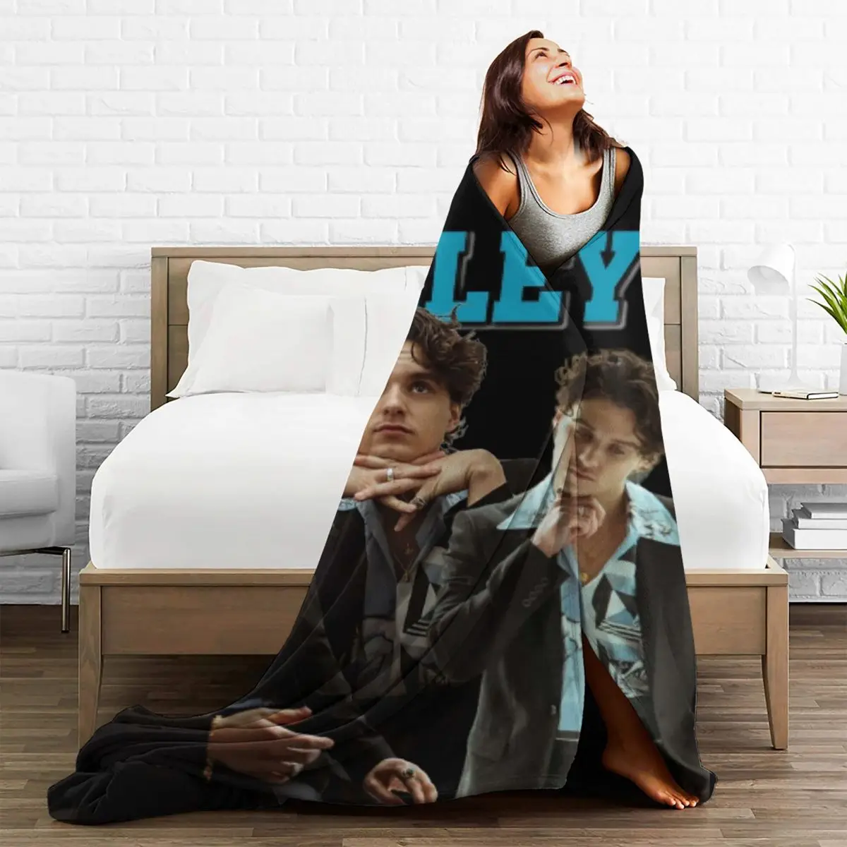 Brad Simpson The Vamps Blankets Fleece Lightweight Throw Blankets Sofa Throw Blanket For Couch Bedding Travel Throws Bedspread