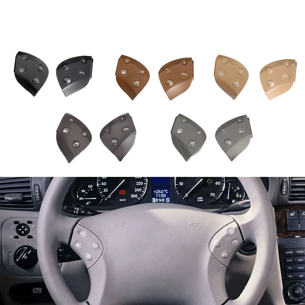 Car Steering Wheel Switch Control Button Car Multi-function Switch Button For Mercedes Benz W203 C Class C200 C260 2038701451