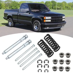 Door Hinge Pin Kit Stainless Steel with Spring Replacement Front Upper for Chevrolet C1500 Truck 1988-1999 for Car Door Parts