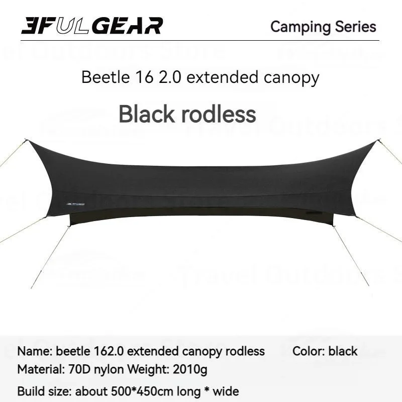 3F UL GEAR BEETLE-16 2.0 Überdachung Schattenzelt Außen Camping UV