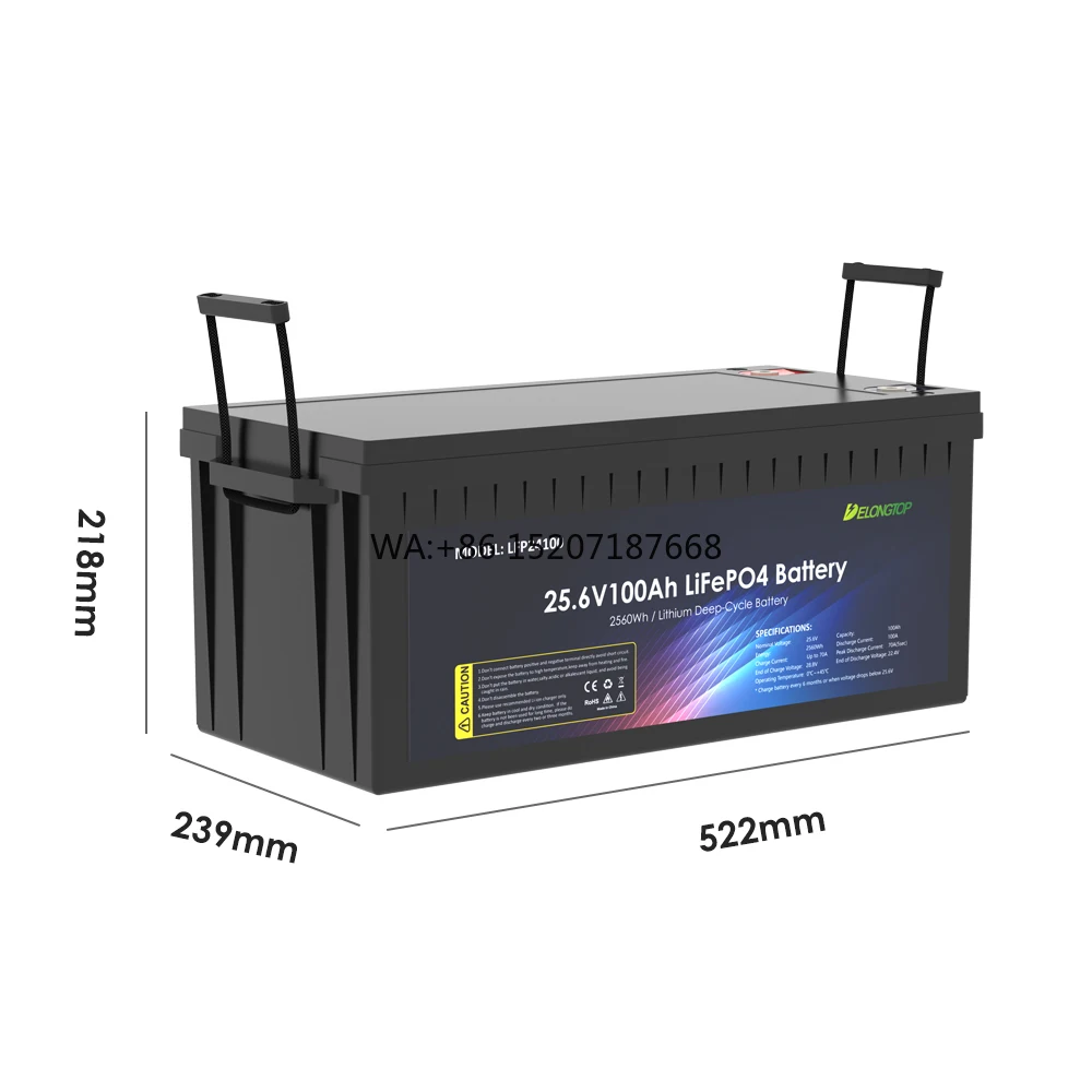 

Аккумулятор для солнечной системы автофургона и морской 6000 циклов Lifepo4, гарантия 5 лет, 24 В, 200 Ач, 100 Ач, 50 Ач, 500 Ач