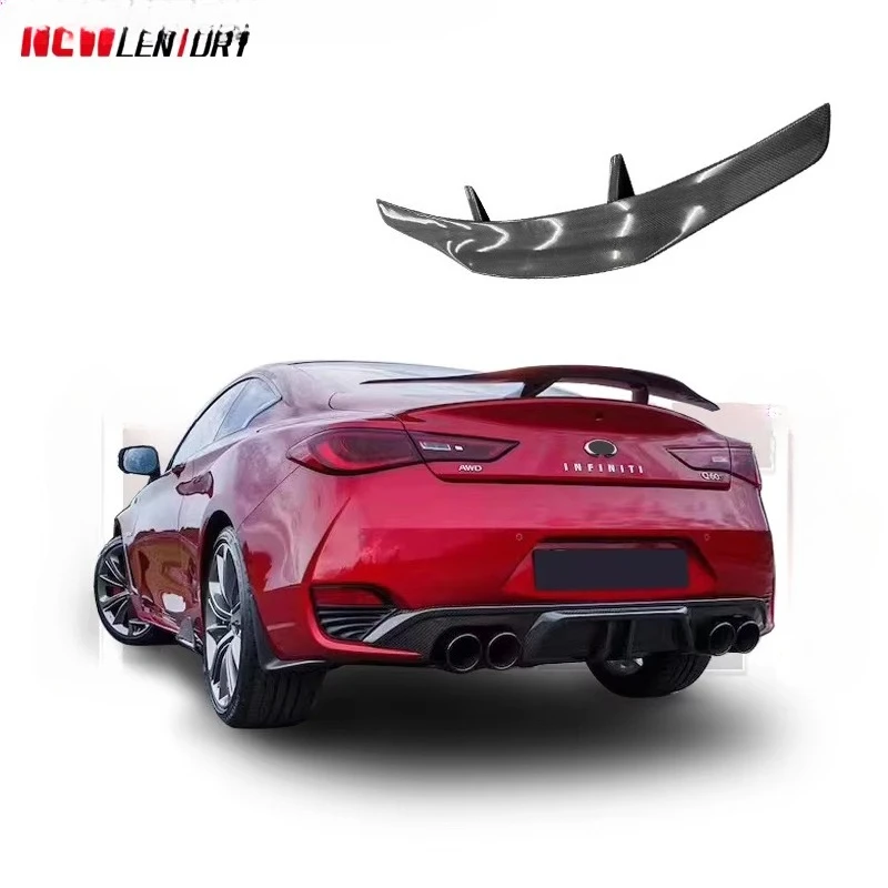 

Suitable for the 2015Q60 Modified Carbon Fiber Tail Wing Special Car Trunk Spoiler Decorationcustom