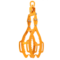 3300 lbs/1500kg Forestry Pliers Tree Trunk Size Drag Pliers Anti-slip Back Pliers, Carbon Steel 25 inch