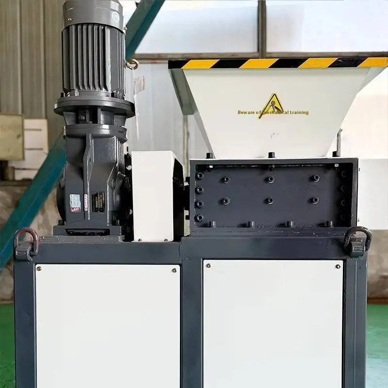 다기능 소형 이중 샤프트 음식물 쓰레기 분쇄기 약초 화학 재료 분쇄기 금속 고철 철