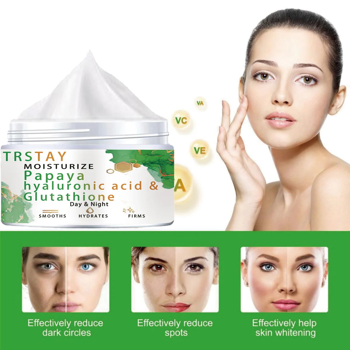 Papaya Dark Spot Remover Best Kojic Acid Cream Skin Nourishing & Resurfacing Fade Cream