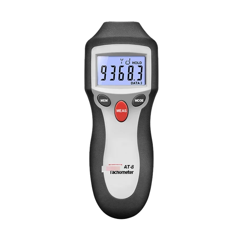 Handheld non-contact/contact digital motor automotive and laser tachometer AT-8