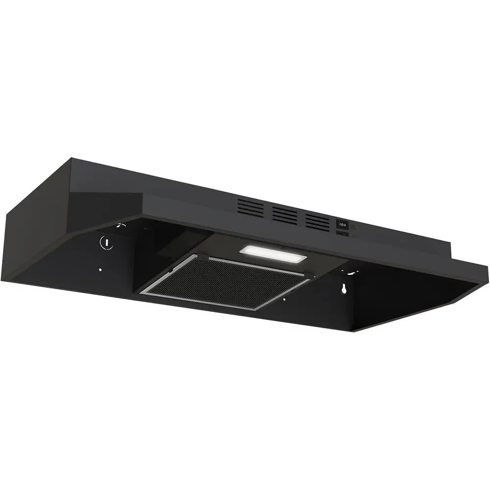 

30-дюймовая вытяжка для кухни с воздуховодом/без воздуховода, конвертируемая, из нержавеющей стали, с кнопочным управлением, 2 скорости, вытяжка с функцией вытяжки воздуха