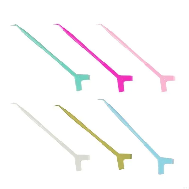 G99E 10Pcs 2 Way Eyelash Perming Y Comb Brush Tool Lashes Extension Spoon Plastic Lash Lifting Curler Applicator