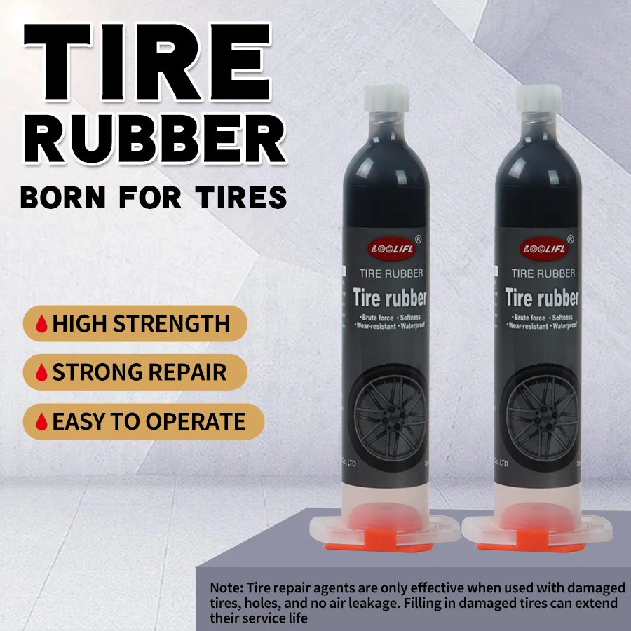 Repair Tire Cracks Strong Black Glue \