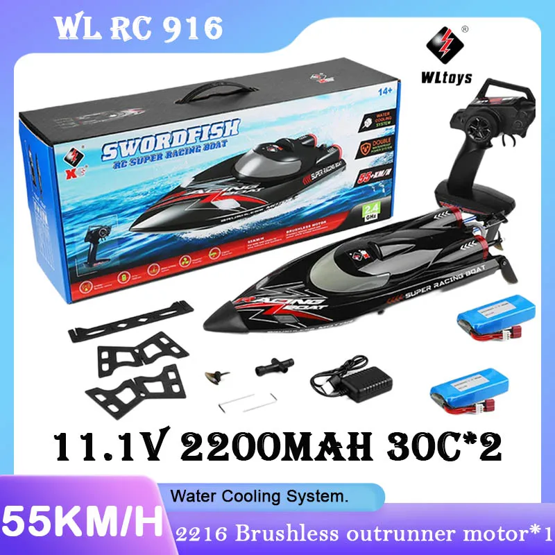 

New Product Wltoys Wl916 Electric Brushless High-Speed Rc Ship Remote-Controlled Swordfish Super Racing Rc Boat Toys Kids Gift