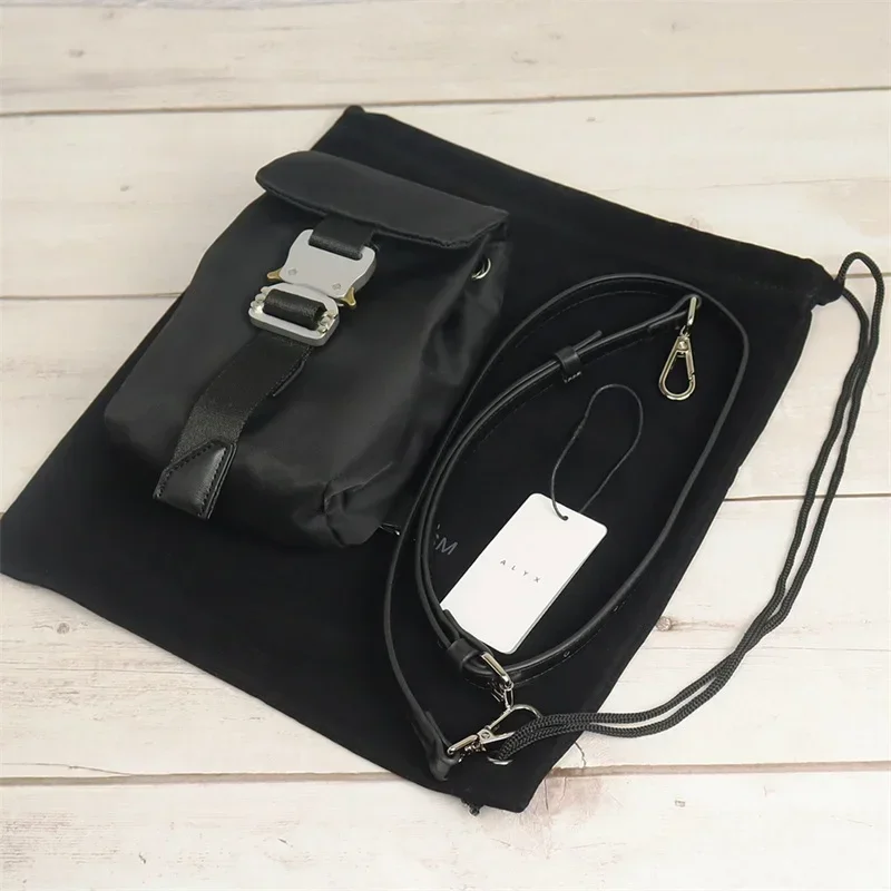 

25ss Black ALYX Mini Backpacks Zipper Bag 1:1 Best Quality Alyx Backpack Women Casual Bag