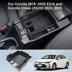 Middenconsole Organizer Voor Toyota Corolla Cross (XG10) 2022 2023 2024 2025 en Corolla 2019-2025 E210 Auto Armsteun Opbergdoos