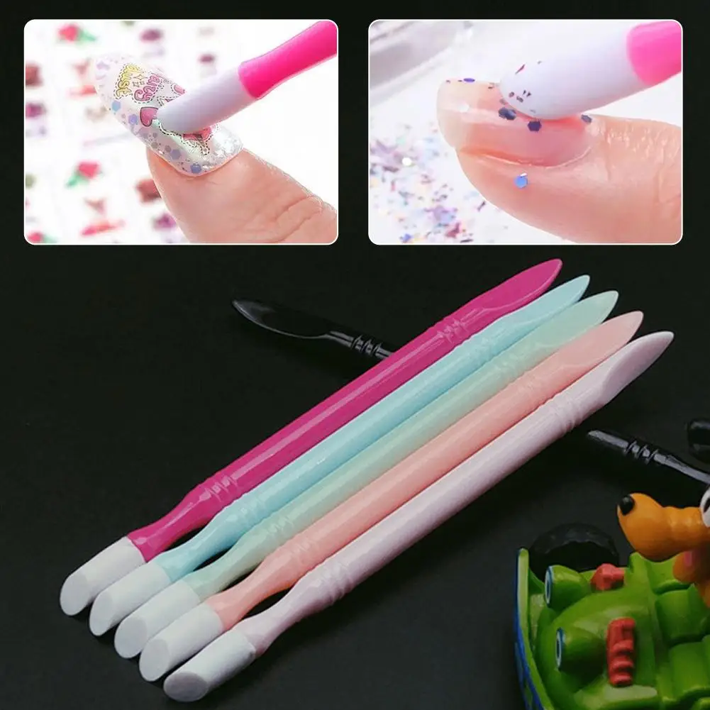 Caneta de polimento de unhas lixamento seguro quartzo esfrega ferramenta da arte do prego buffer manicure pedicure arquivo polonês removedor shaper 1pc cor aleatória