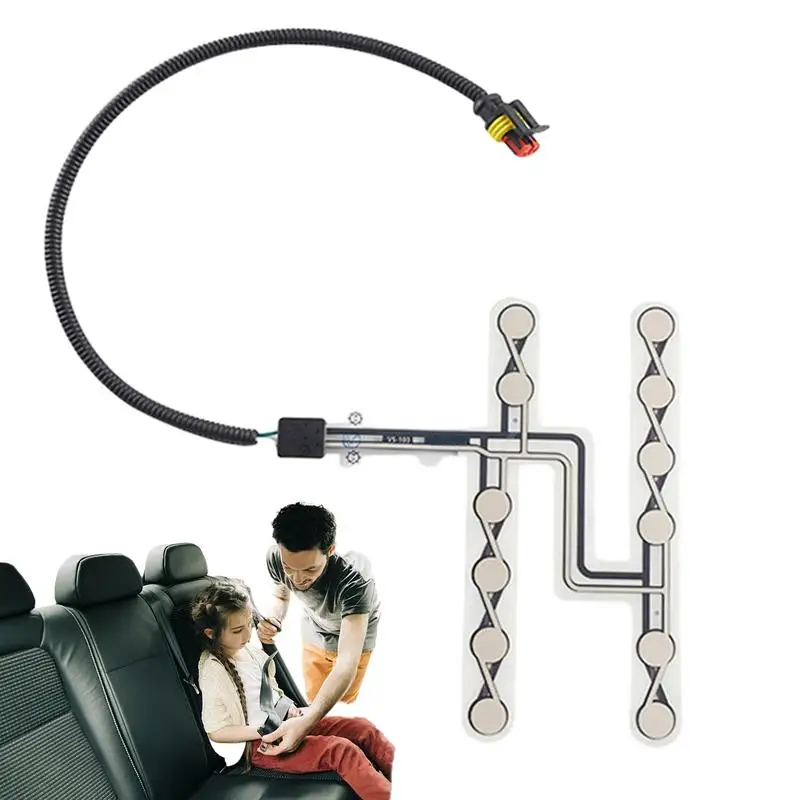 Car Safety Belt Pressure Sensor Universal Seat Occupancy Detection Safety Belt Reminder Quick Response High Sensitive Thin Film