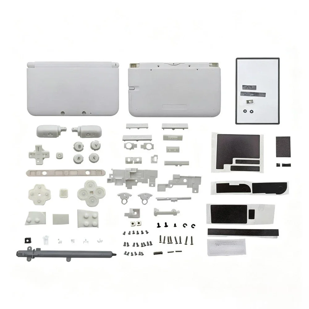 Komplettes Gehäuseset für 3DS XL/LL – Ersatz für obere und untere Abdeckung sowie Tasten