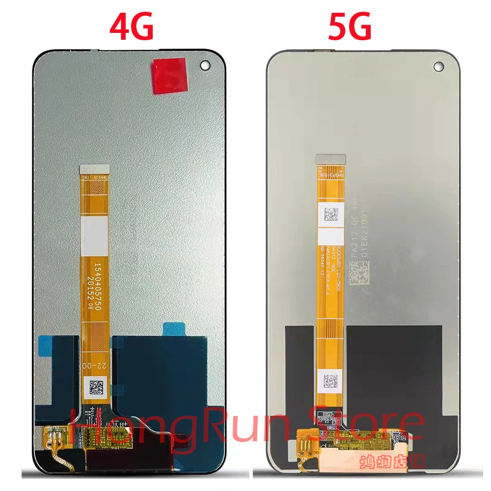 For OPPO A54 4G CPH2239 LCD Display Screen Touch Digitizer Assembly For OPPO A54 5G CPH2195 With Frame Replace