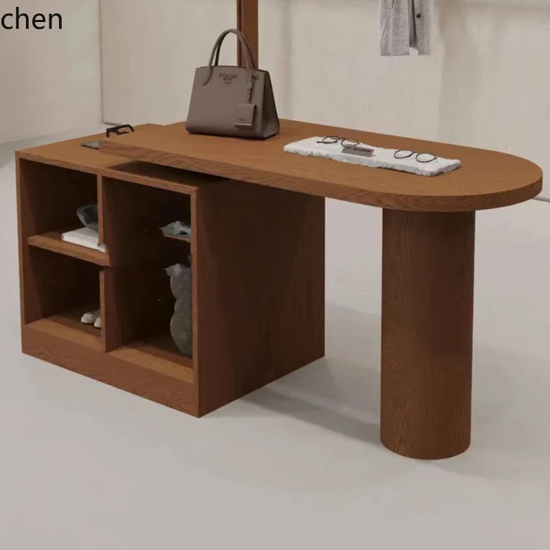 ZML Display Stand Showcase Simple Bar Table Small Island Table Women's Clothing Store
