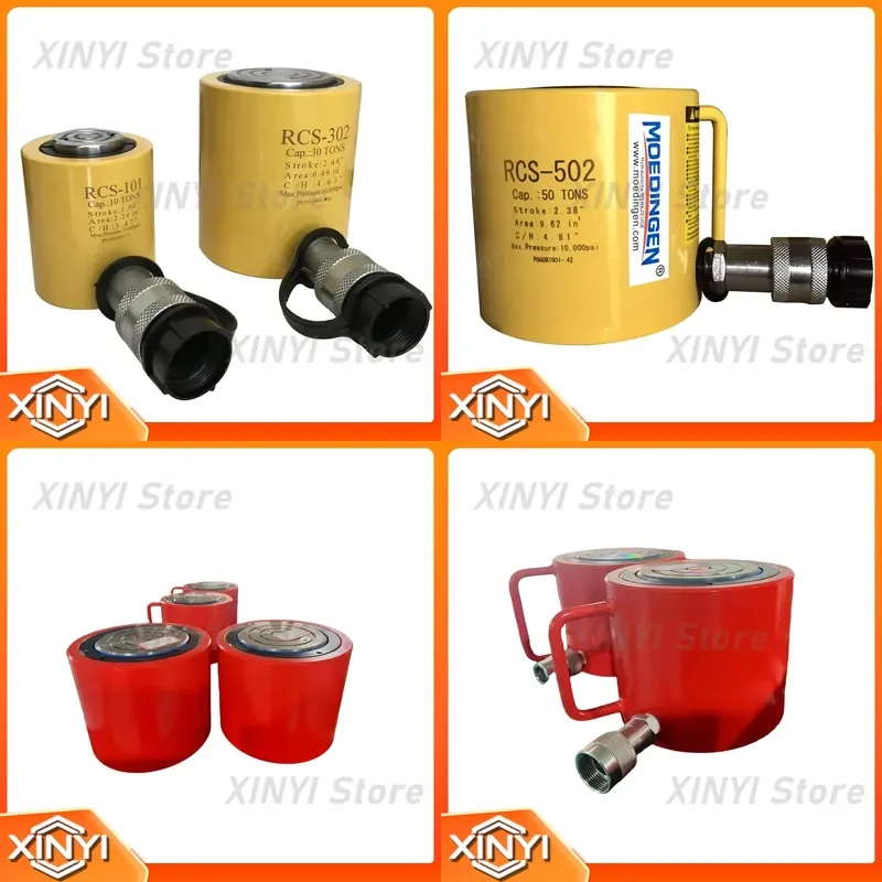 for MOEDINGEN Low Height Flat Hydraulic Cylinder Single Acting Custom Accept for Narrow Spaces and Other Hydraulic Tools