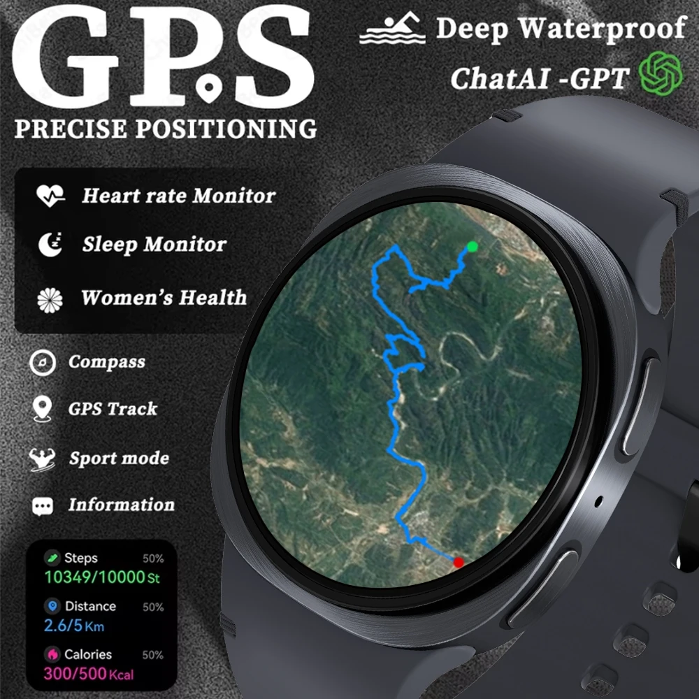

New Bluetooth Call Smart Watch 8 mini Health Monitoring 100+ Exercise Modes Men's GPS Sports Smartwatch 2026 New