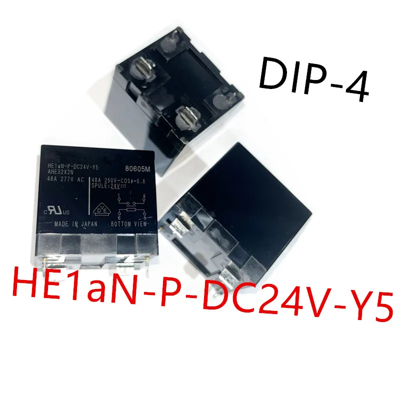 2piece  HE1aN-P-DC12V-Y5 、HE1aN-P-DC24V-Y5 、HE1aN-W-DC24V-Y6 、HE2AN-DC24V   New high-power relay