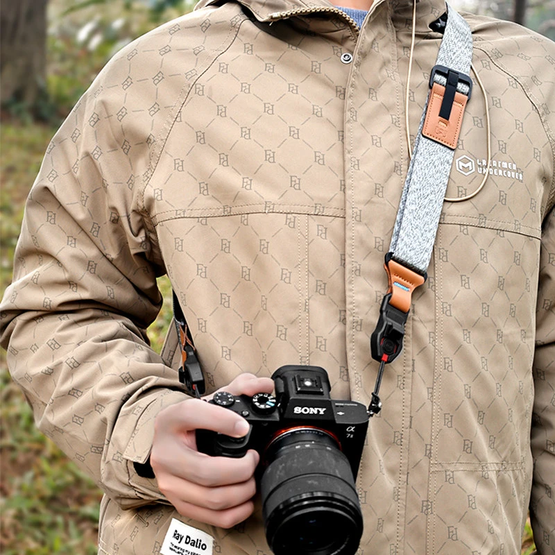 

Quick Hanging Shoulder Strap Anti-Slip Comfort Neck Belt for Canon Nikon Fuji Sony Leica Fit ZV-E10 X100VII Z50 Z30 XT20