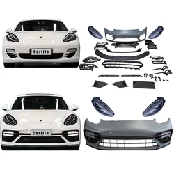 Car bumpers body kit for Porsche panamera 970 2008-2016 year upgrade 971 Turbo S include headlights and front bumper assembly