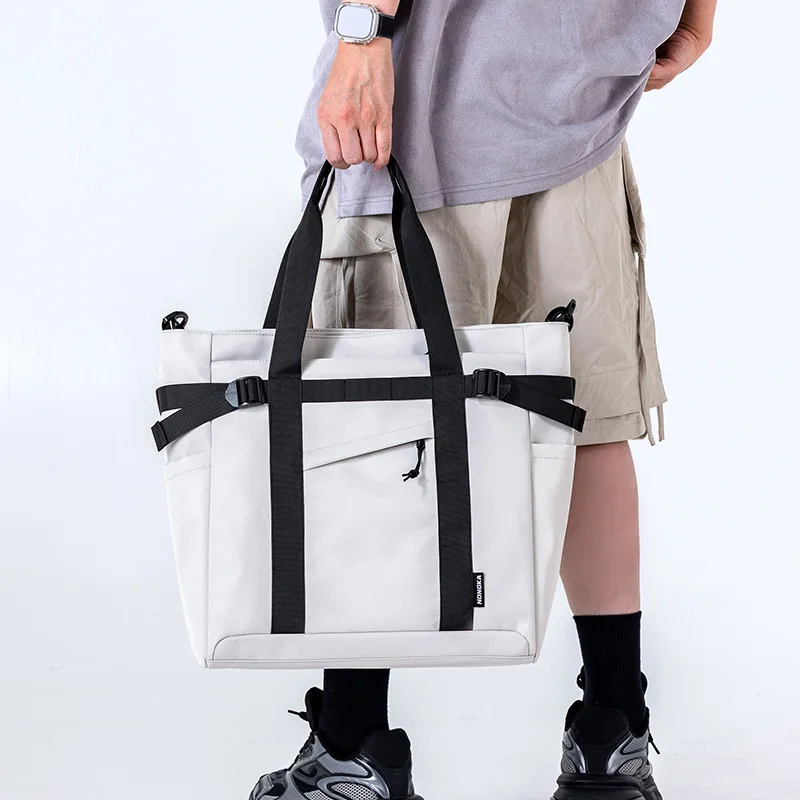 

2025 New Unisex Sport Tote Bag Large Capacity Handheld Student Streetwear Crossbody Fashion Purse