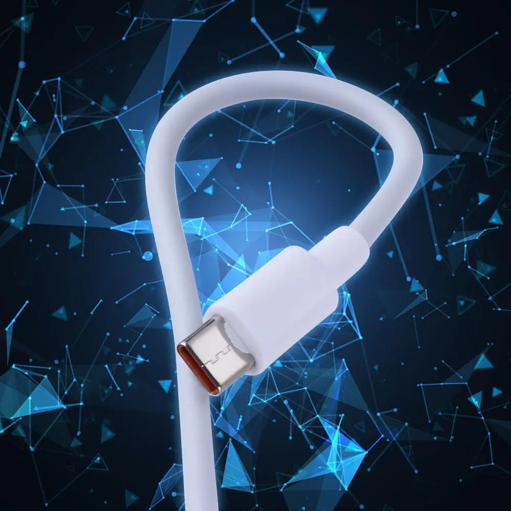 Charger Adapter Power Bank Data Cable Type C USB Mobile Phone 6A 66W 6A Fast Charger Cable USB Type C Cable Data Cord Sync Wire