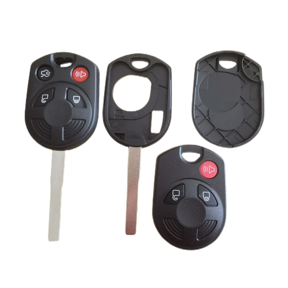 

1pcs 3 /4 Buttons Smart Remote Keyless Car Key Shell Case Fob for Ford Edge Escape Expedition Explorer