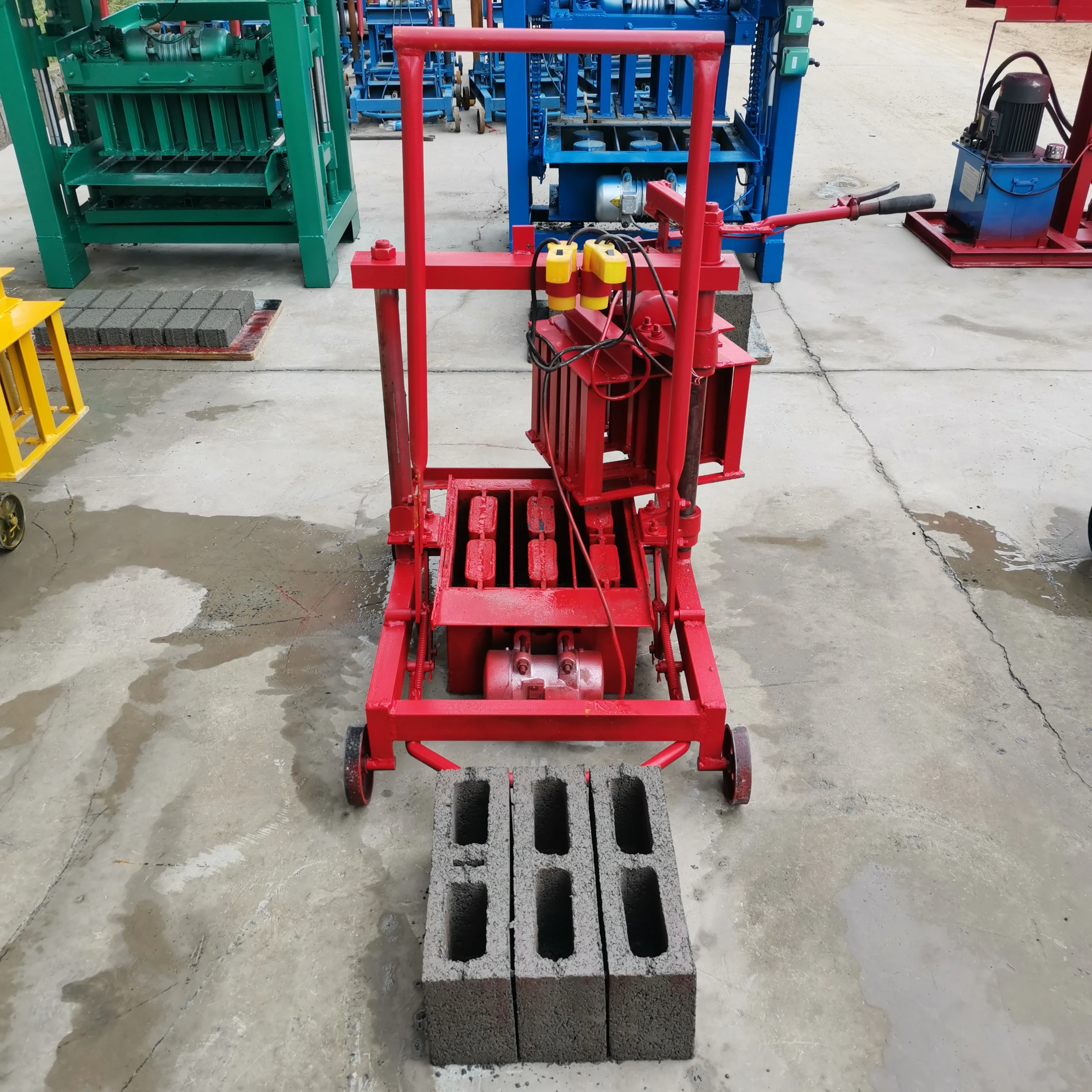 Hot Selling Cost Saving Mexican Cement Block Machine. Small Concrete Block Machine. Mobile Cement Block Making Machine