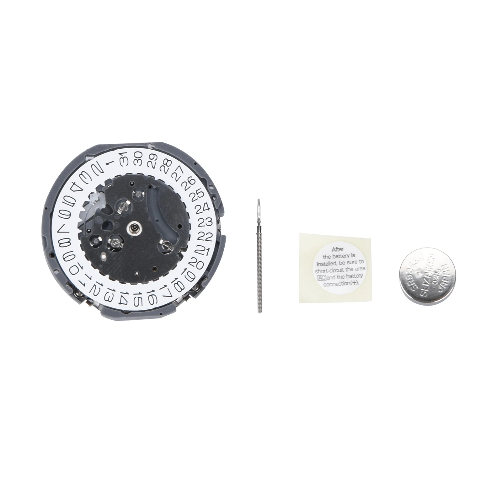 1pc Japan VK63A Chronograph Quartz Watch Movement 30.8mm 3 Hands Date at 3, High Precision Watch Accessories Part image 3