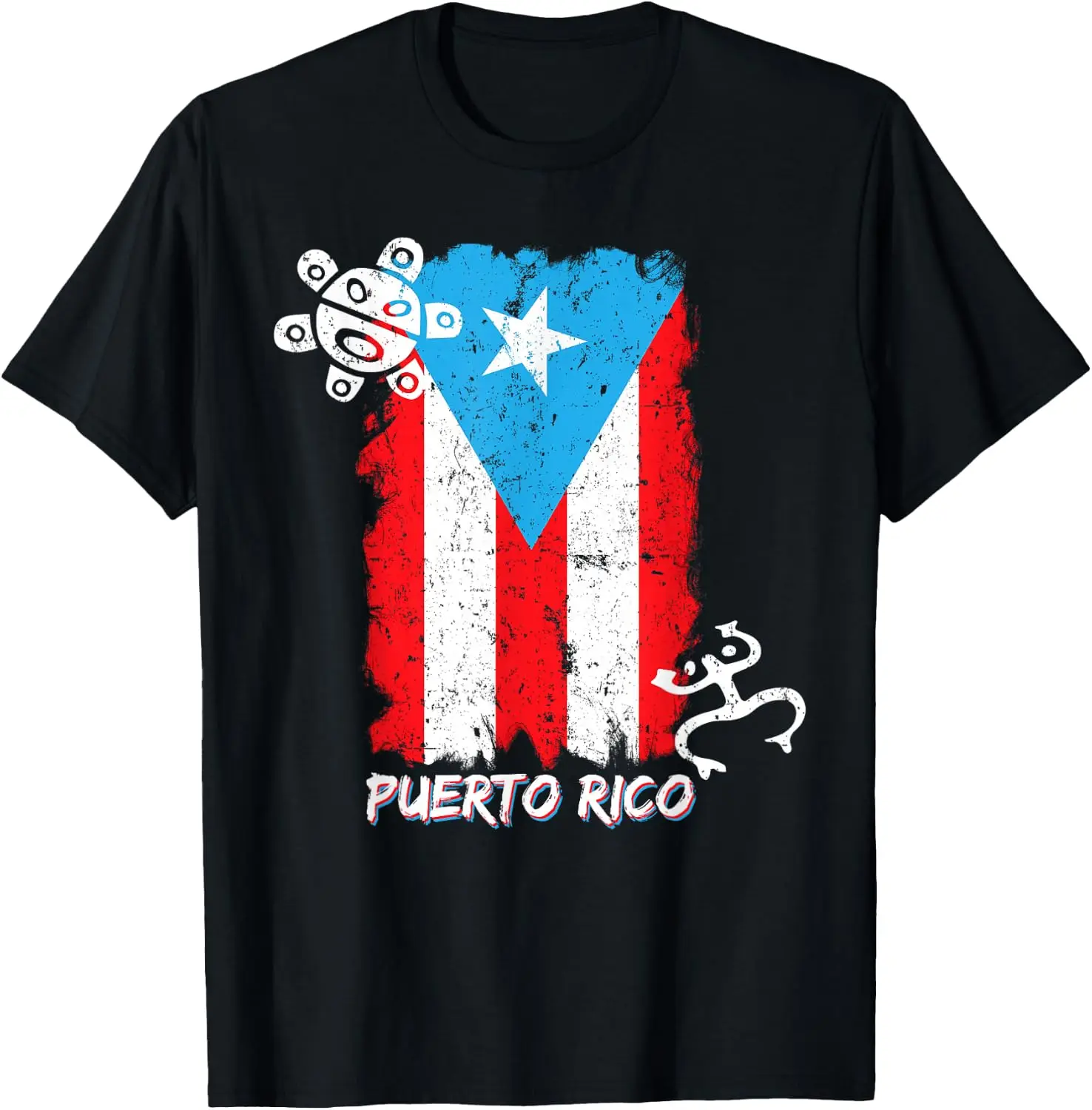 Puerto Rico Flag Hispanic Heritage Month Boricua Rican T-Shirt Premium heavyweight pure cotton—stylish, versatile, and unisex; a perfect Christmas gift suitable for year-round wear.