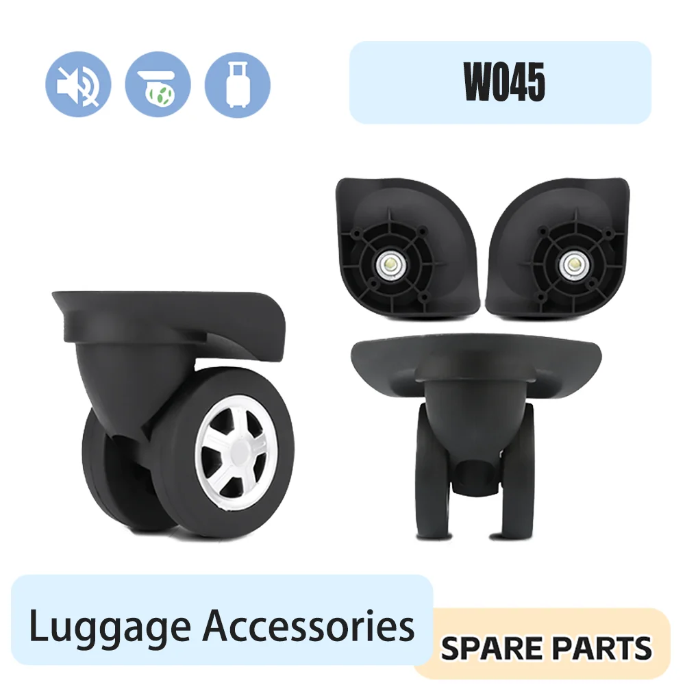 Heavy Duty Luggage Wheel Replacement Suitcase Wheels Universal Silent Trolley Caster 360 Degree Rotation Spare Parts