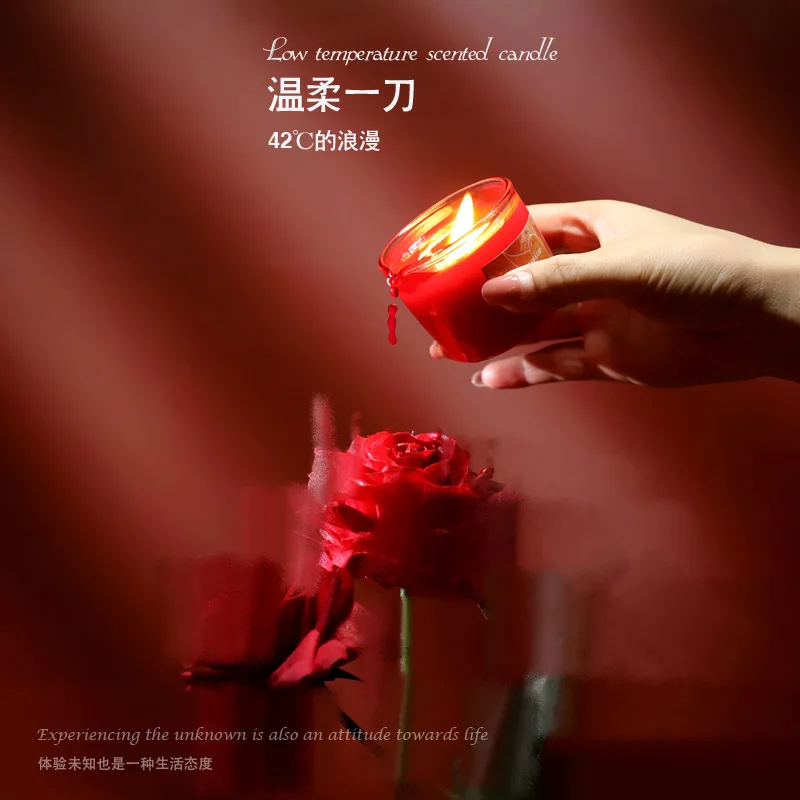 Low temperature aromatherapy candles high value household canned massage candles advanced party aromatherapy