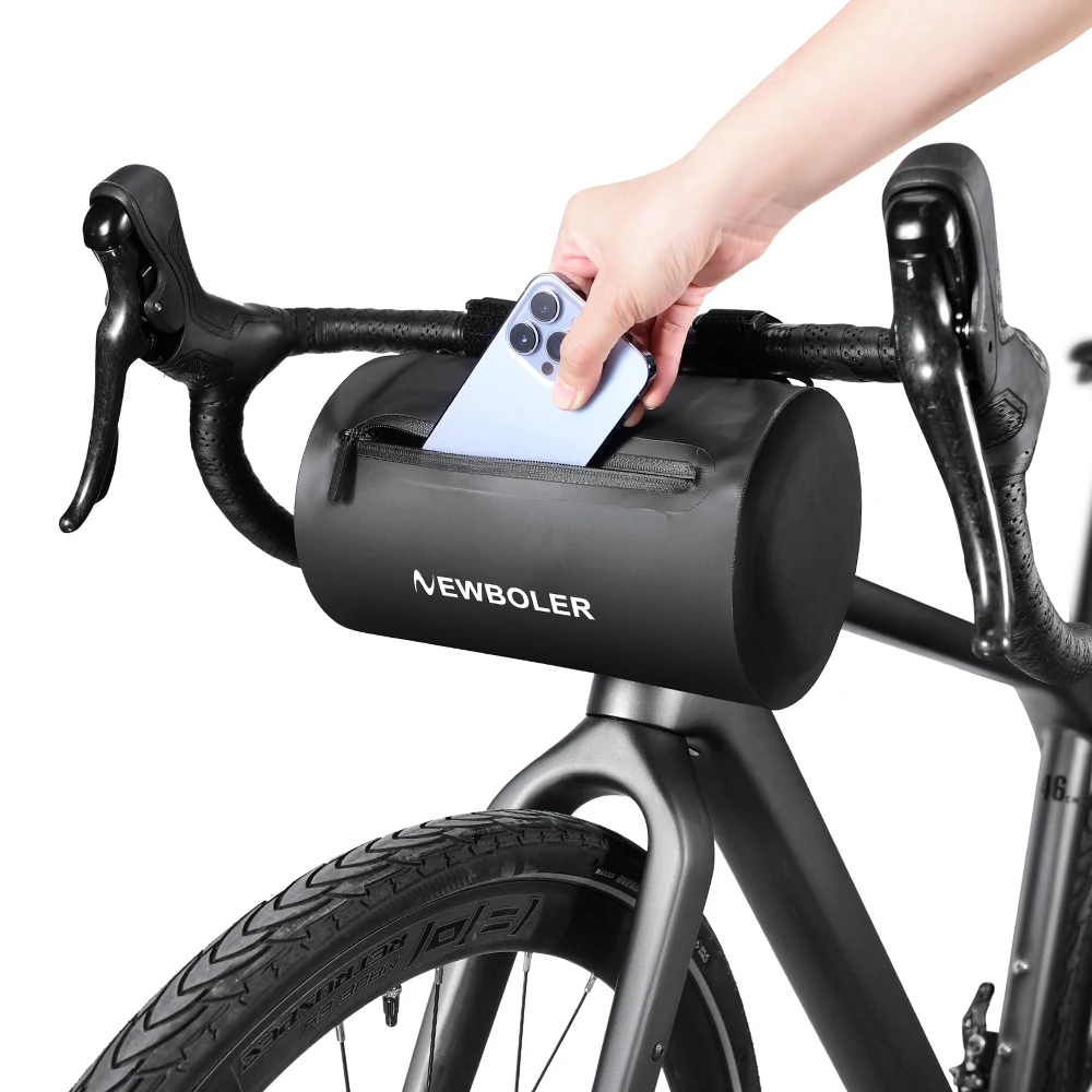 NEWBOLER 5L Neue Lenkertasche Fahrradtaschen Rahmen Packtasche Multifunktions Tragbare Umhängetasche Fahrradzubehör