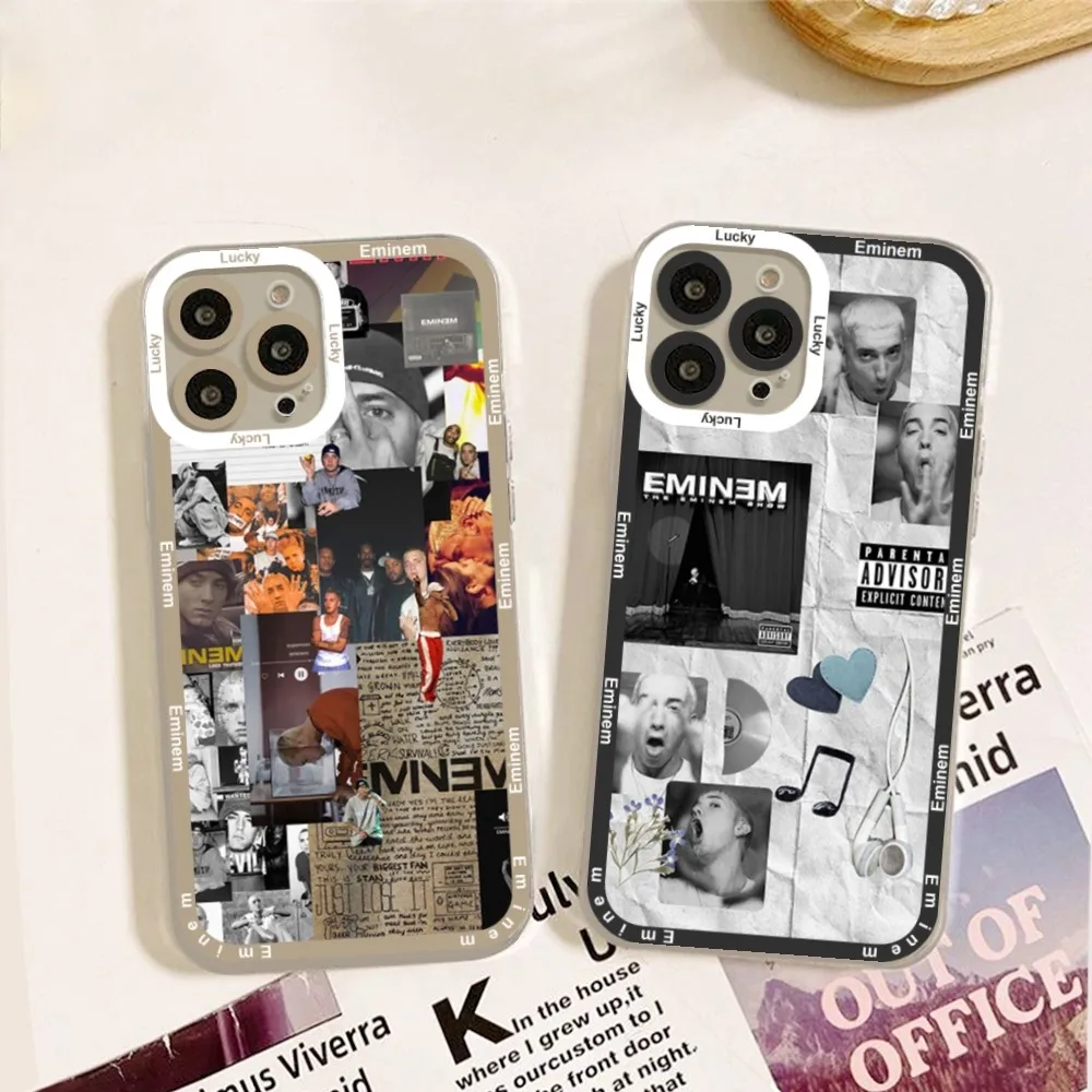 Eminem Hot Singer Phone Case For iPhone 12 11 13 14 Pro Max XR XS Max X SE2020 7 8 Plus Case