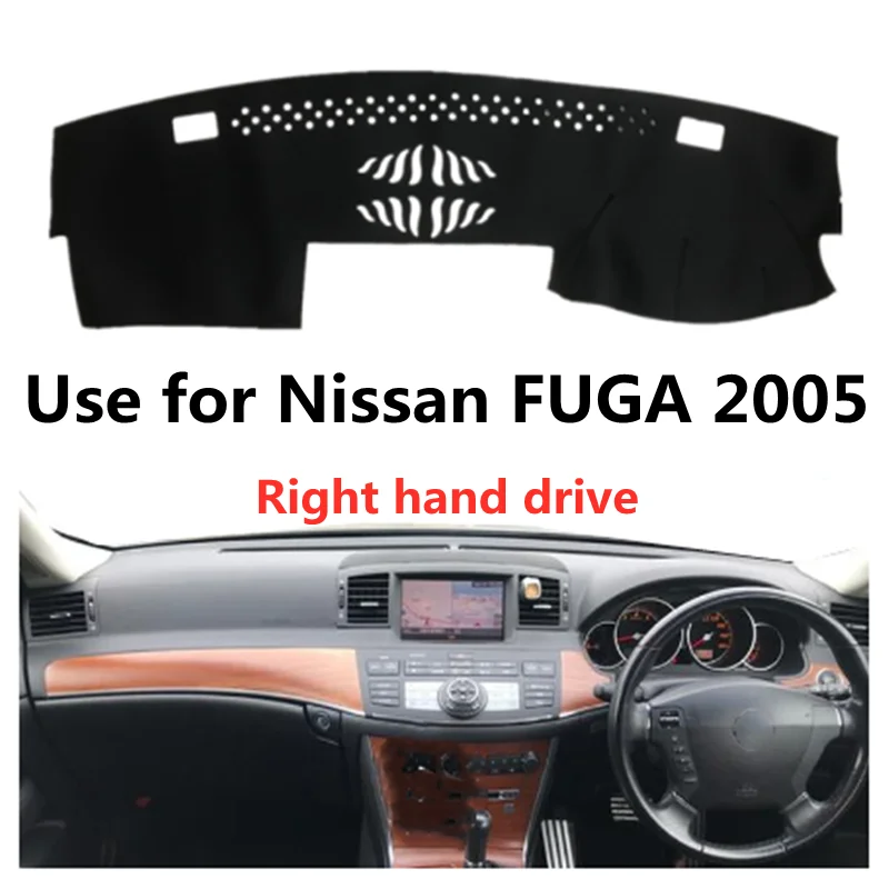 

Taijs Right Hand Drive Car Dashboard Cover Mat Dash-Mat for Nissan FUGA Y50 for Infiniti M35 M45 2004 2005 2006 2007 Good Sell