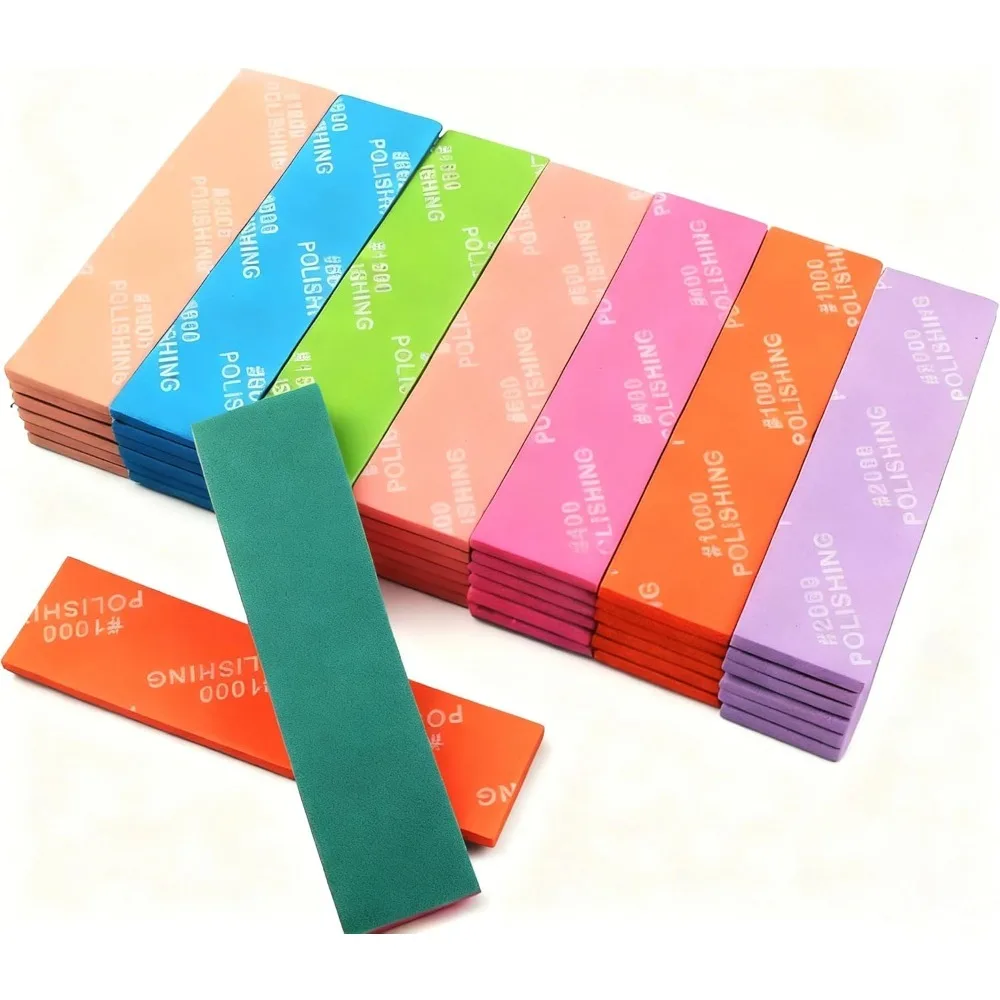 15pcs Sanding Sponge for Model, Wet Dry Hobby Model Tool, Sanding Block Assortment Set (400, 600, 800, 1000, 1200, 1500 Grit)