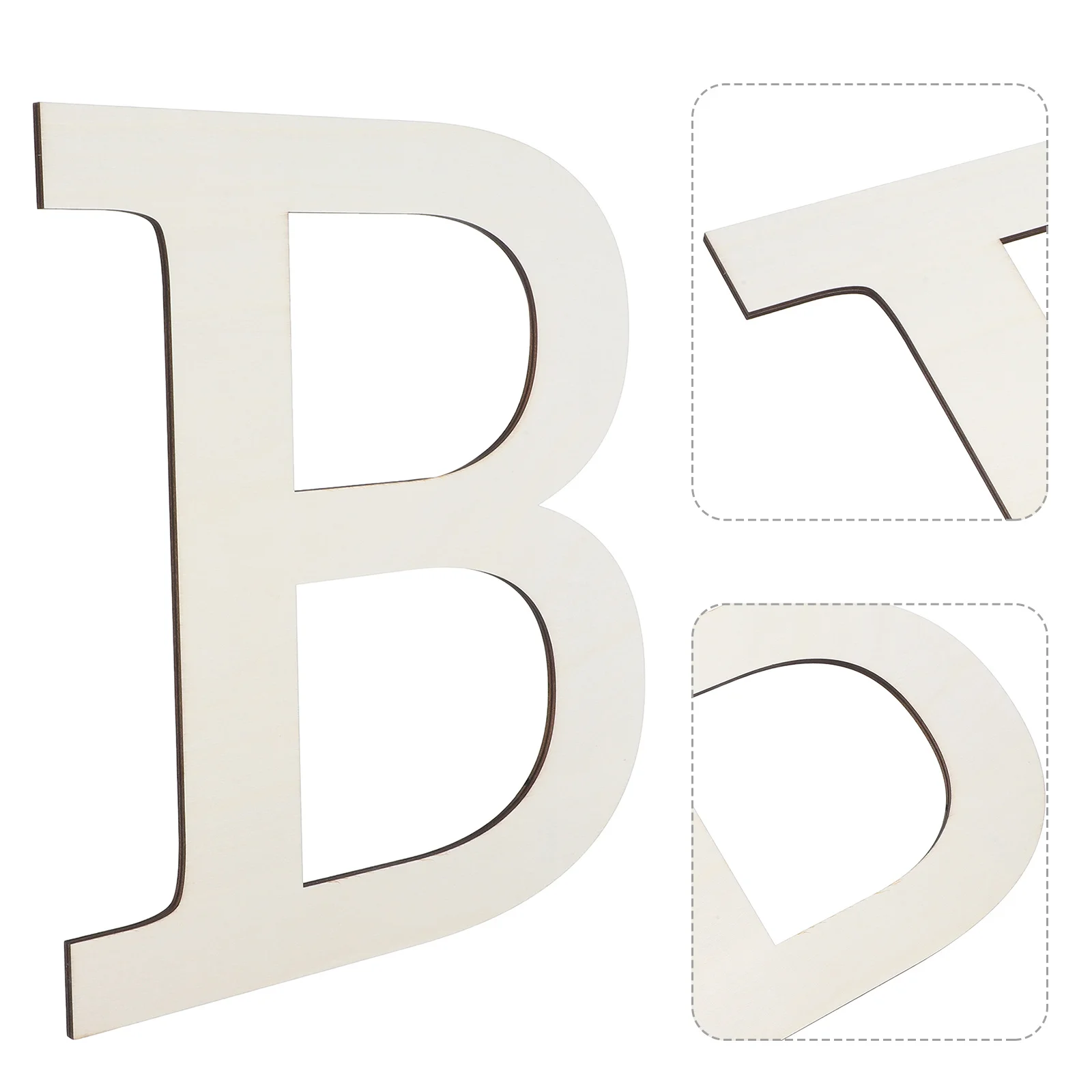 

1pcs 12 Inch Large Blank Wooden Letter B Unfinished Wood Alphabet For Diy Home Party Wall Decor Christmas Wedding Craft Supplies