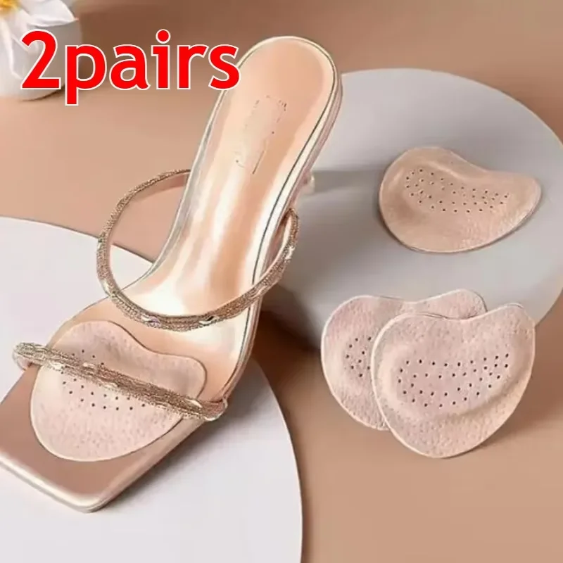 4/2Pairs Anti Slip Forefoot Pads for Women High Heels Pain Relief Insoles Toe Cushion Foot Care Shoe Inserts Gel Pads