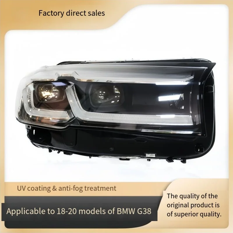 Suitable for 18-20 5 Series G38 G30 Imported PP Material Headlights, Semi Assembly Front Headlights 63117214962/63117214962