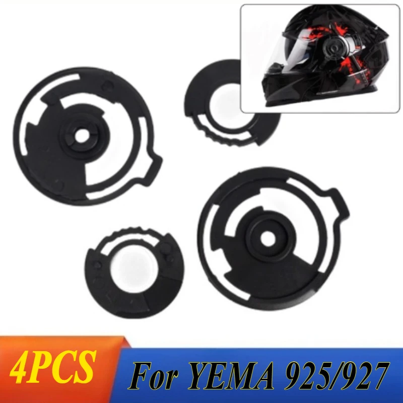 

4PCS Visor Base for YEMA 925/927 Motorcycle Helmet Accessories