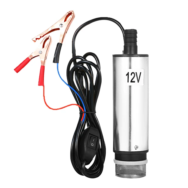 Pompa głębinowa DC 12V/24V do pompowania oleju i wody Pompa do przetaczania paliwa i oleju o średnicy 51 mm Pompa do tankowania z ekranem filtrującym