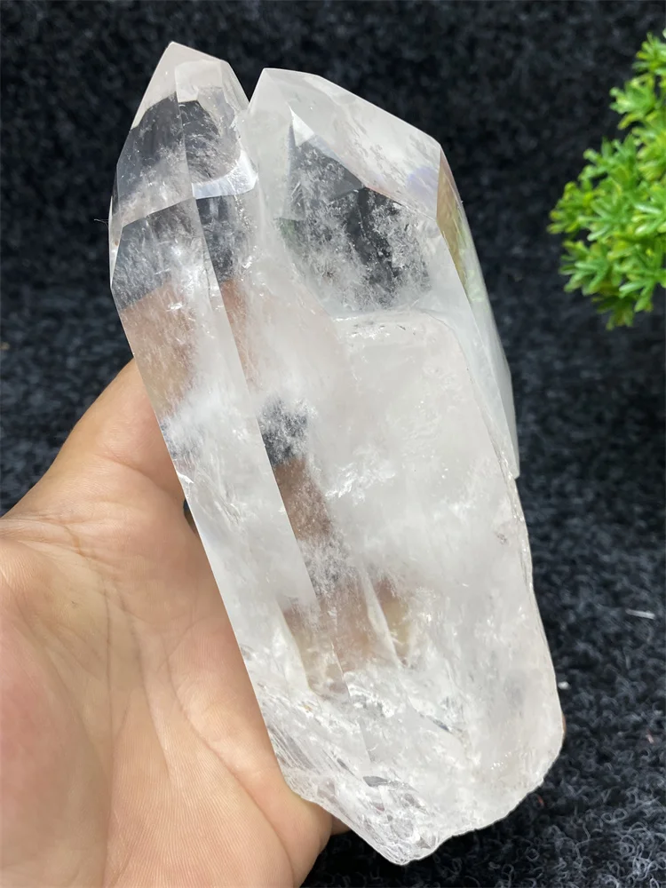 Natural Quartz White Crystal Cluster Obelisk Reiki Healing Gemstone Wand Decorative Charm Supplies Home Decor Meditation Chakra