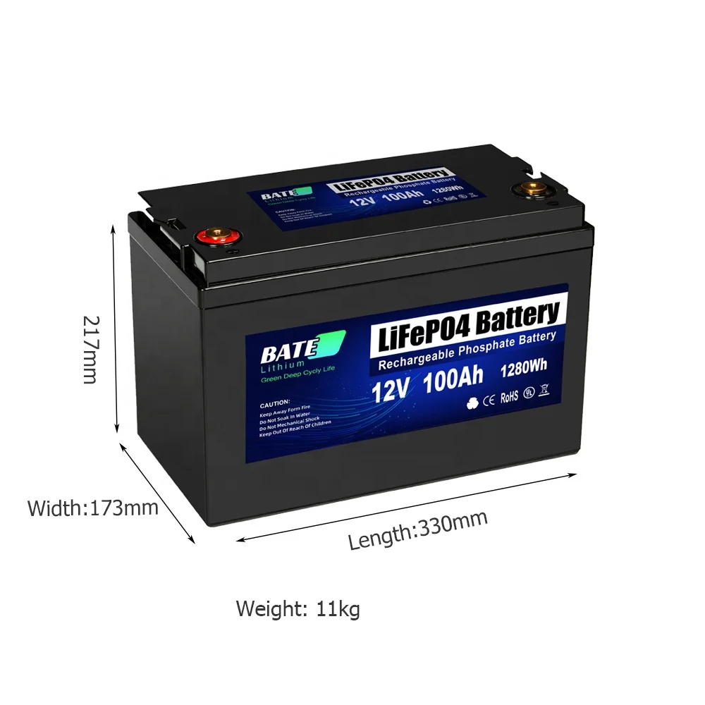 European In stock 5 Years Warranty Lithium Battery 12v 100ah Lifepo4 Battery Pack Lfp