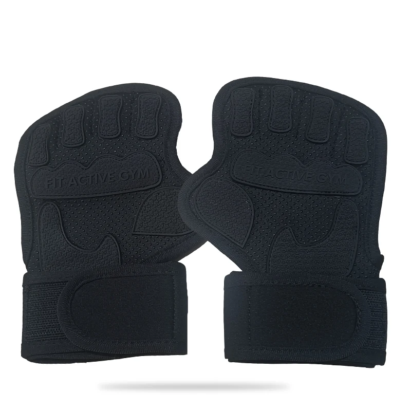 

1 пара перчаток для тяжелой атлетики с бинтами на запястьях, дополнительная ручка и набивка для подъема в тренажерном зале, кросс-тренировок, фитнеса, поддержки рук