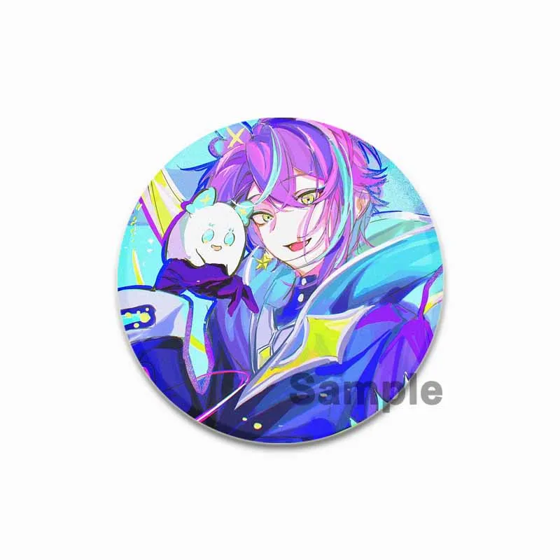 Set De 4 Badges Project Sekai Rui – Épingles Métal Anime – Déco Cosplay Et Accessoire De Sac – Qualité Supérieure